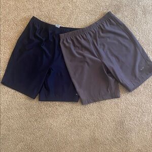 Champion Blue & gray Athletic Shorts Moisture-Wicking Fabric.
